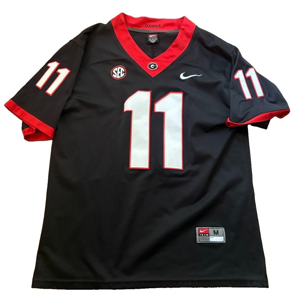 Nike Georgia Bulldogs #11 Jake Fromm Black Alt Football Jersey Stitched Mens M